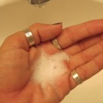washing with prefense hand sanitizer