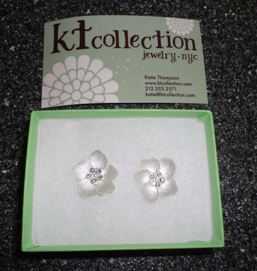 flower earrings from kt collection jewelry nyc