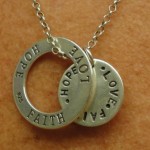 love hope faith necklace