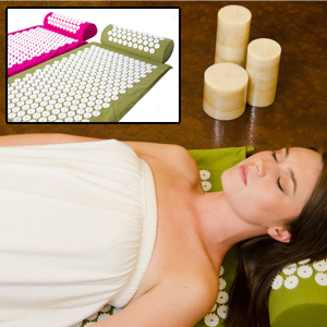 acupressure mat and pillow