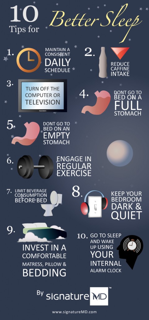 10 tips for better sleep