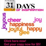 31 days of inspiration for joy & happiness workbook