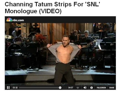 channing tatum on Saturday Night Live