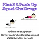 Plank, Push Up, Squat July Fitness Challenge