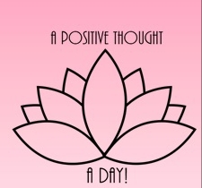 a positive thought a day