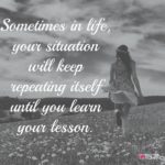 learn the lesson