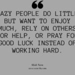 lazy people quote
